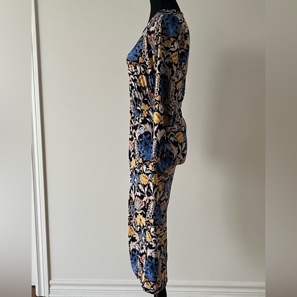 INC Floral-print Smocked Dress - Picture 3 of 5